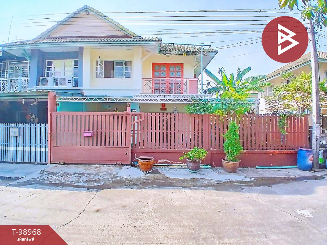 Townhouse for sale, Pruksa Village 15, Bang Phli-Tamru, Samut Prakan, ready to move in