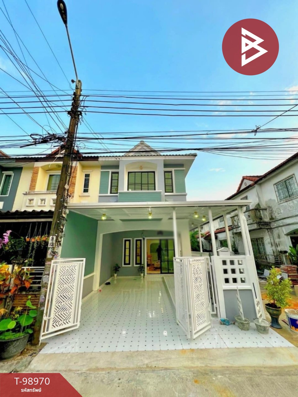 Townhouse for sale, KC Village Ram Intra 1, Hathai Rat 39, Bangkok