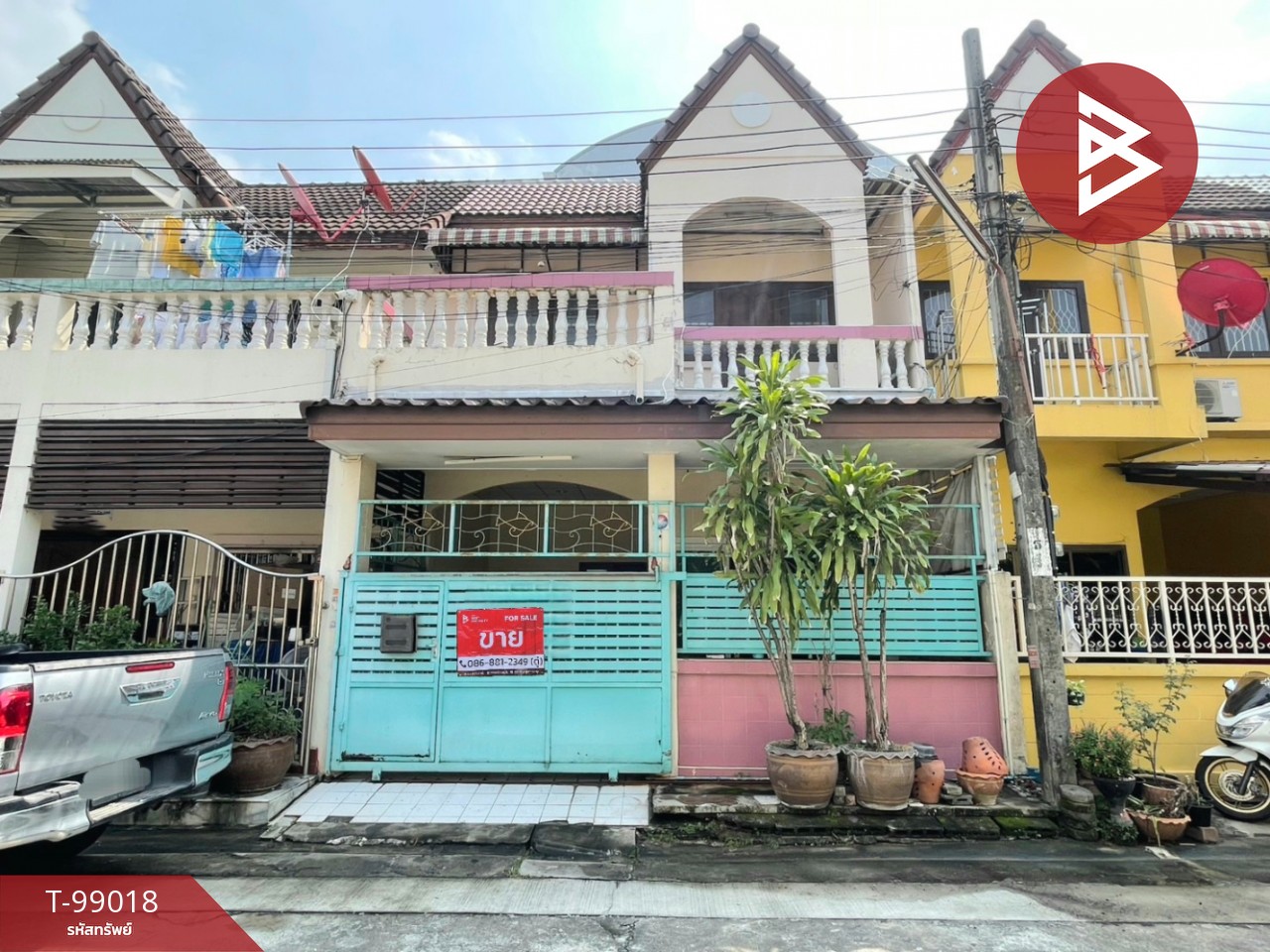 Townhouse for sale, 2 floors, Soi Charansanitwong 35, Intersection 23, area 20.3 sq m, Bangkok