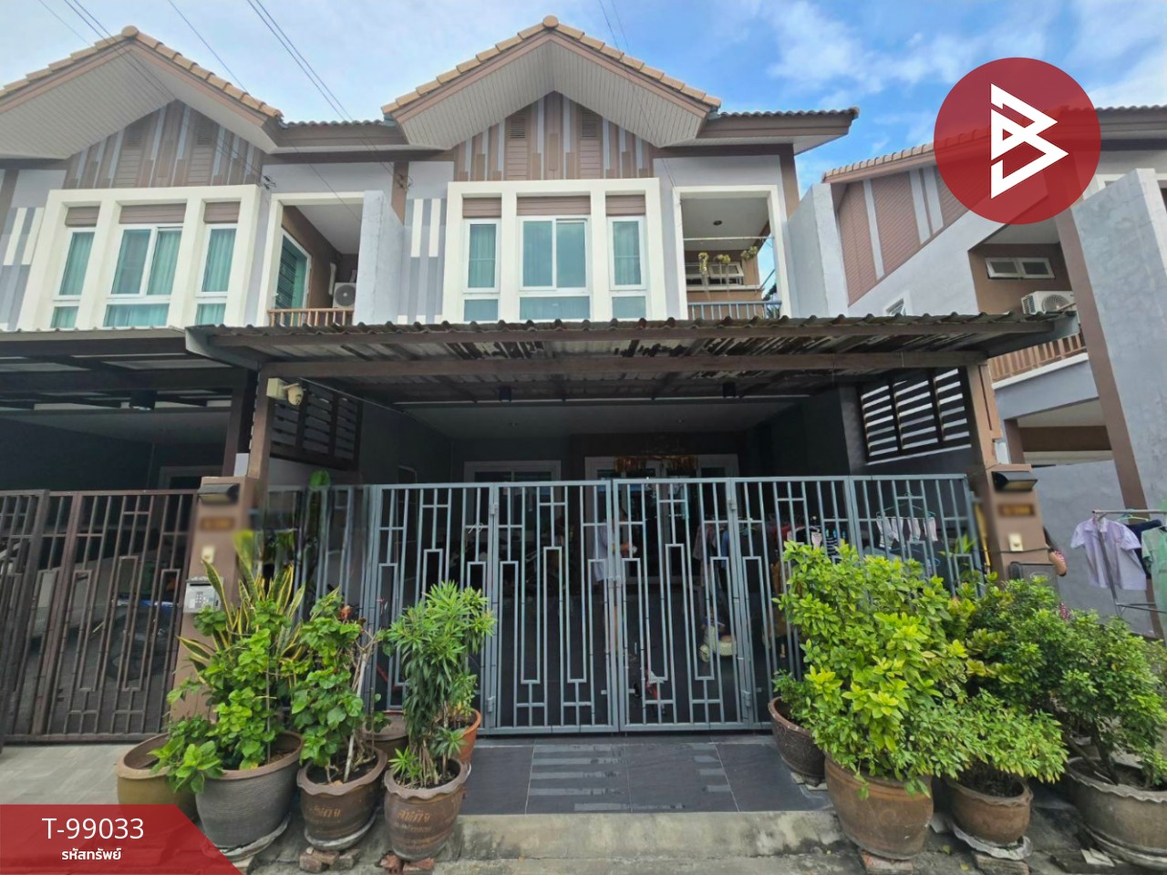 Townhouse for sale, Sukniwet Village 7, Pracha Uthit 75, Thung Khru, Bangkok